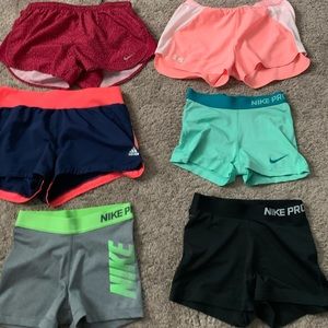 Nike, Under Armour, Adidas Shorts Bundle